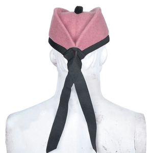 Custom 2026 Scottish Glengarry Pink Wool <b>Cap</b> Traditional Highlander 100% Wool Wholesale OEM ODM - Product Image 3