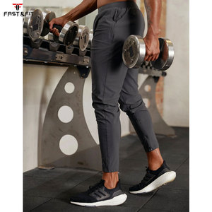 Pantalon de jogging droit léger décontracté taille mi-haute pour homme, idéal pour l'entraînement en extérieur et le fitness - Product Image 5