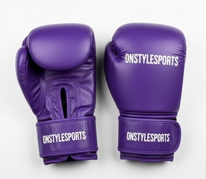 Gants de boxe MMA Wolon pour l'entraînement en salle, sparring, ajustement confortable, cuir imperméable durable, support de poignet, fermeture à lacets - Product Image 5