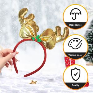 Serre-têtes de Noël, pinces en forme de bois de renne et chapeaux de Père Noël, ensemble de 12 pièces - Product Image 6