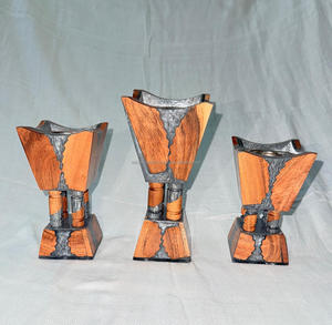 ที่ใส่เทียนเรซิ่นไม้ธรรมชาติ ราคาประหยัด ตกแต่งบ้านอย่างหรูหรา สร้างบรรยากาศอบอุ่นผ่อนคลาย ที่ใส่เทียนเรซิ่นดีไซน์ศิลปะ - Product Image 3