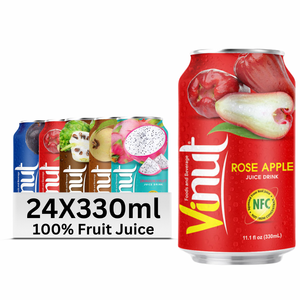 น้ำผลไม้โรสแอปเปิ้ล VINUT ขนาด 330 มล. น้ำผลไม้ปราศจากน้ำตาล ผลิตจากโรงงานโดยตรง มีตัวอย่างฟรี พร้อมบริการติดฉลากสินค้าภายใต้แบรนด์ของคุณเอง - Product Image 1
