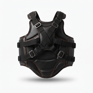 Protecteur de poitrine réglable, équipement de protection sportive, arts martiaux, boxe, entraînement MMA, protecteurs de poitrine unisexes - Product Image 6