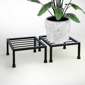 Pot de fleurs moderne en métal, jardinière en fer pour plantes d'intérieur et d'extérieur, jardin, balcon, patio, décoration de la maison - Product Image 4