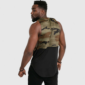 2026 New Trendy Custom Breathable Sporty Gym Tank Top <b>Men</b> Fitness Muscle Clothing Plus Size Bodybuilding Knitted Solid Quick Dry - Product Image 4