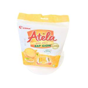 HALAL ISO ATELA Corn Crispy Crackers 228G Salty Sweet Taste <b>Sachet</b> Box Packaging FMCG Product Vietnam Good Price - Product Image 5