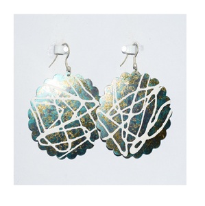 Pendientes de latón con cuentas estilo americano para mujer, joyería artesanal, para Navidad, San Valentín, verano, invierno, playa, fiesta, 2024 - Product Image 3