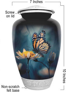 Urnas Funerarias Decorativas de Latón para Cenizas de Adultos, Urnas Hechas a Mano para Hombres y Mujeres - Product Image 2