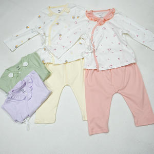 Camisa Kimono para Bebé Unisex Dokma, Manga Corta, Algodón Orgánico Transpirable, Diseño de Dibujos Animados, Cierre de un Botón, Modelo ALB12 - Product Image 6