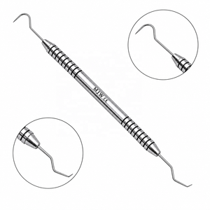 Explorador Dental 5, Explorador de Diagnóstico Dental de Acero Inoxidable, Sonda Dental de Doble Extremo para Examen Bucal con Certificación CE e ISO - Product Image 1