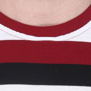 T-shirt Homme à Panneaux en Coton Premium, Col Rond, Manches Courtes, Décontracté, Bloc de Couleurs, Haut Tendance - Product Image 6