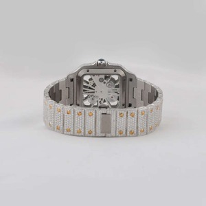 Reloj de Lujo con Diamantes Moissanite, Estilo Hip Hop, para Hombre y Mujer, Unisex - Product Image 3