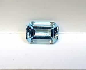 Aigue-marine naturelle 5,50 carats taille octogonale pierre précieuse brute bleu ciel pierre de naissance de mars pour la fabrication de bijoux vente en gros ZUBEDA GEMS JEWELLRY - Product Image 5