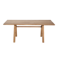 Table à manger en bois d'acacia Vandana Nimbus Sierra