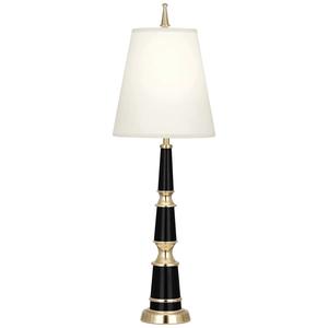 Lampe de table moderne de luxe en laiton avec abat-jour en tissu haut de gamme, éclairage d'appoint élégant pour chambre et salon - Product Image 2