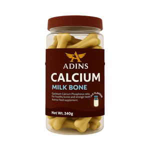 ขนมเคี้ยวสำหรับสุนัขแบบออร์แกนิก โปรตีนสูง รสนมแคลเซียมพรีเมียม ทำความสะอาดฟันตามธรรมชาติ อาหารเสริมเพื่อสุขภาพสัตว์เลี้ยง - Product Image 1