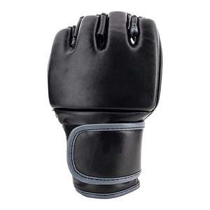 ถุงมือชกมวย MMA หนัง PU ครึ่งนิ้ว แบบสั่งทำโลโก้ใหม่ บริการ OEM สวมใส่สบาย ระบายอากาศได้ดี - Product Image 6