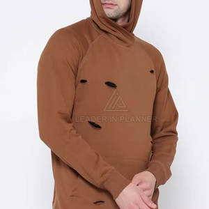 เสื้อฮู้ดดี้ผู้ชายราคาถูก คุณภาพพรีเมียม ดีไซน์ใหม่ ผ้าฝ้าย 100% สไตล์ดิสเทรส - Product Image 5