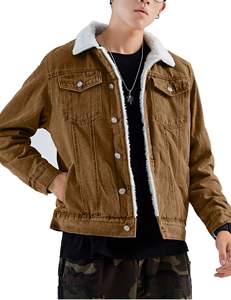 Latest Design Custom Made Genuine Sheepskin Men Leather Fur Jacket New Design Winter Autumn Men's Clothing Leather Fur Jacket - Product Image 4