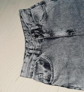 Jeans personalizados de fábrica para hombre, estilo streetwear, hip hop, casuales, de pierna ancha, lavados con piedras, holgados, rectos, tipo cargo para hombre - Product Image 4