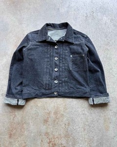 Chaleco vaquero azul vintage para mujer al por mayor, chaqueta sin mangas personalizada con doble botonadura y solapa ancha, detalles de cremallera - Product Image 5