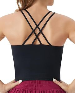 Top Deportivo de Yoga para Mujer, Transpirable, Elástico, Ropa Deportiva, Top Deportivo de Yoga con Sujetador Deportivo de Alta Sujeción, Ropa Deportiva Elástica para Entrenamiento - Product Image 3
