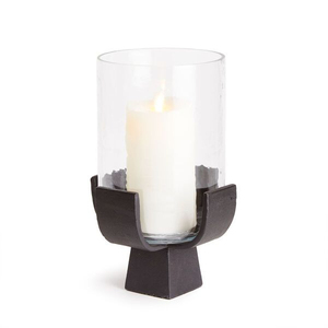 Amazing Brass Hurricanes Candle Stand With Clear Glass <b>Heat</b> Resistant Home Wedding Holiday Decoration Candle Holder - Product Image 2