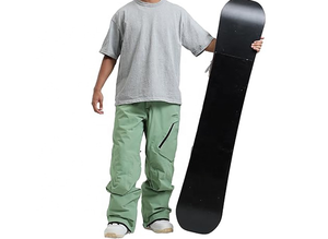 Pantalones de Esquí y Snowboard Impermeables y Aislantes Personalizados, Cálidos para Invierno, Resistentes al Viento, Corte Holgado para Hombre y Mujer - Product Image 4