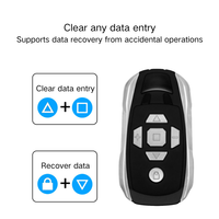 Duplicateur de télécommande sans fil automatique 20 canaux, code d'apprentissage, 6 boutons, portée 50m, rechargeable, pour porte de garage et maison