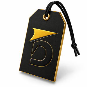 Étiquettes suspendues personnalisées de qualité supérieure, en carton durable, avec impression nette et finition élégante pour vêtements et emballages de détail. - Product Image 5