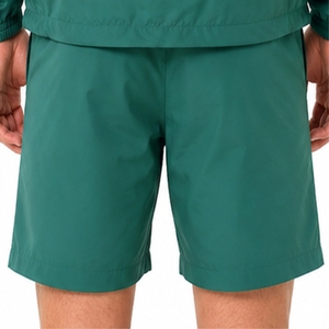 <b>Men</b>’s Color Block Windbreaker Hooded Jacket And <b>Shorts</b> Set Lightweight Hooded <b>Long</b> Sleeves Elastic Waist Side Pockets Jacket - Product Image 6