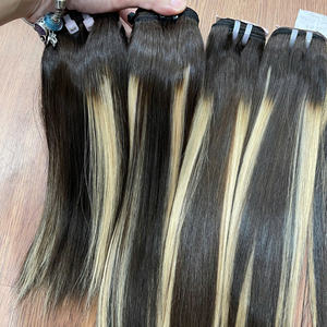 Extensiones de Cabello Humano Vietnamita de Alta Calidad, Color Piano, Doble Trama, Listas para Enviar, del MEJOR VENDEDOR - Product Image 1