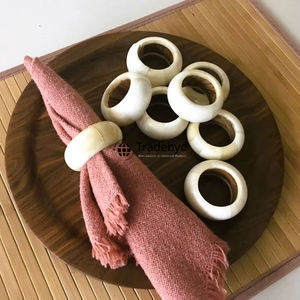 Anneau de serviette en os écologique haut de gamme, fait main, style campagnard, décoration de table décorative pour cadeaux Tradebyd - Product Image 4