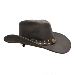 Nuevos Sombreros de Vaquero Personalizados de Cuero Genuino para Hombre, Estilo Occidental - Product Image 3
