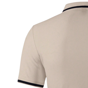 Camiseta de Golf/Tenis para Hombre, Manga Corta, Casual, con Bolsillo en el Pecho, Cuello en Contraste, Transpirable, Ecológica, Servicio OEM - Product Image 4