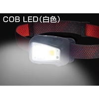 Faro LED 300 lúmenes blanco cálido indicador de nivel de batería a prueba de salpicaduras
