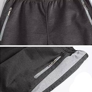 Men's Breathable Sporty Tracksuit Set Full Zipper Stand Collar <b>Jacket</b> With Side Pockets And Matching Joggers Autumn Casual Wear - Product Image 4