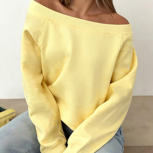 Sweat-shirt d'hiver à manches longues pour femme, pull décontracté et tendance, doux, confortable, coupe ample, idéal pour le quotidien et les week-ends - Product Image 5