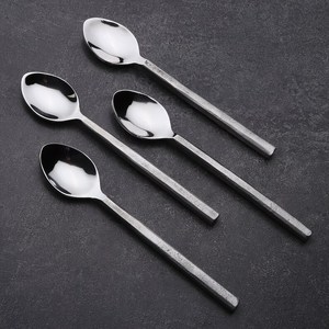 Heavy Gauge Metal <b>Spoon</b> Set Premium Quality Tableware for Daily Use - Product Image 2