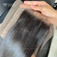 Vente en gros dentelle mince HD transparente 4X4 5X5 6X6 7x7 fermeture, cheveux humains vierges vietnamiens 13*4 13*6 fermeture frontale en dentelle HD