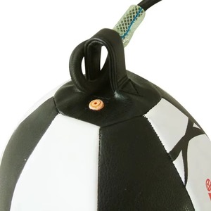 Ballon de frappe double en cuir PU véritable de haute qualité, entièrement imprimé par sublimation, pour sac de boxe, personnalisable avec étiquette privée - Product Image 3