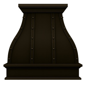 Campana Extractora de Cobre con Acabado Negro Personalizada de Alta Demanda, Chimenea Decorativa para Chimenea Exterior y Leña - Product Image 2