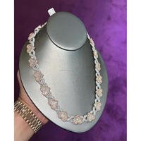 Collar de Lujo con Moissanita VVS en Plata de Ley 925, Cadena Cubana con Incrustaciones de Diamantes, Estilo Hip Hop para Hombre y Mujer