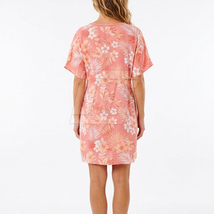 Vestido playero informal para mujer, vestido ligero holgado con estampado de verano para vacaciones en la playa y para usar en las vacaciones - Product Image 3