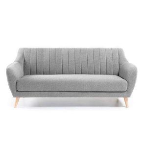 Modern Fabric <b>Sofa</b> 3 Seater Minimalist Living Room <b>Sofa</b> with Solid Wood <b>Legs</b> Scandinavian Style <b>Sofa</b> - Product Image 1
