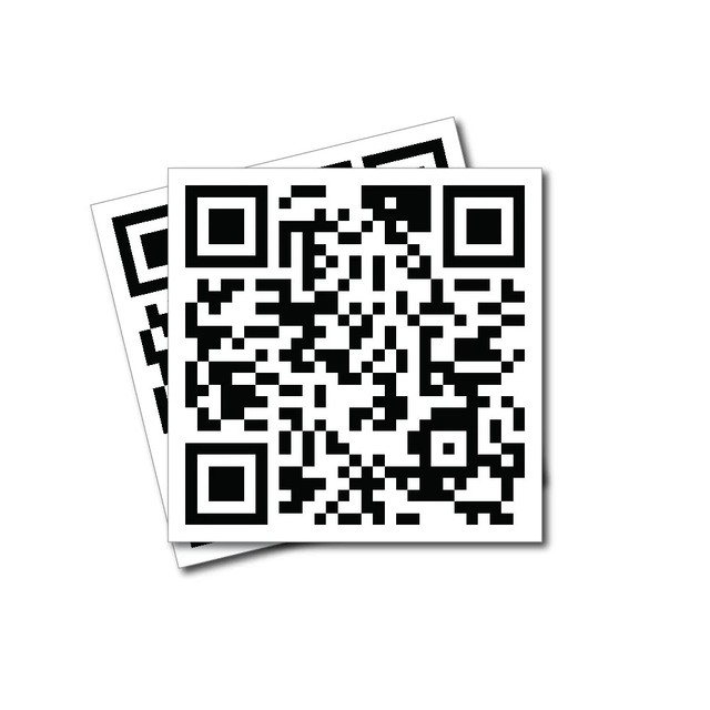 Smart QR Code Stickers | Waterproof UV-Proof Eco PVC Labels | Custom Die-Cut Logo Stickers 100Pcs Tracking Packaging Branding
