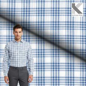 Tissu pour chemises en flanelle tissée, 100 % coton écologique - Product Image 2