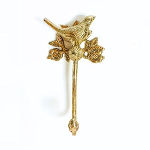 Luxury Brass <b>Wall</b> Hooks Decorative Hanging <b>Holder</b> for Bathroom Bedroom Kitchen Entryway Storage - Product Image 6