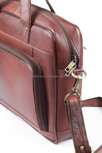 Bolso Bandolera de Cuero Marrón para Hombre, Maletín para Portátil, Bolso Vintage, Bolso de Trabajo para Oficina, con Correa para el Hombro, Hecho a Mano, para Regalo - Product Image 5