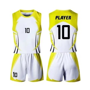 Uniformes de volley-ball pour équipes adultes avec logo personnalisé OEM, maillots de volley-ball de haute qualité, dernier design, uniforme sportif à bas prix - Product Image 4